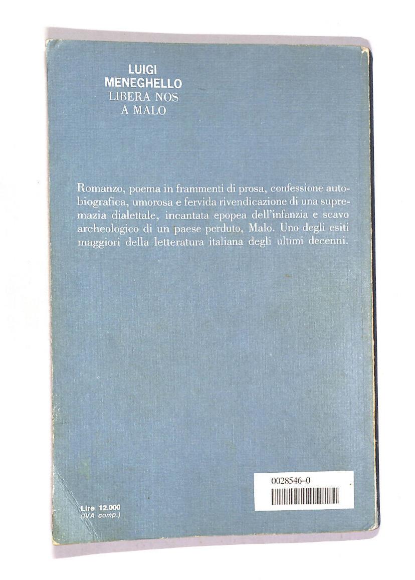 EBOND Libera Nos a Malo Libro LI010051