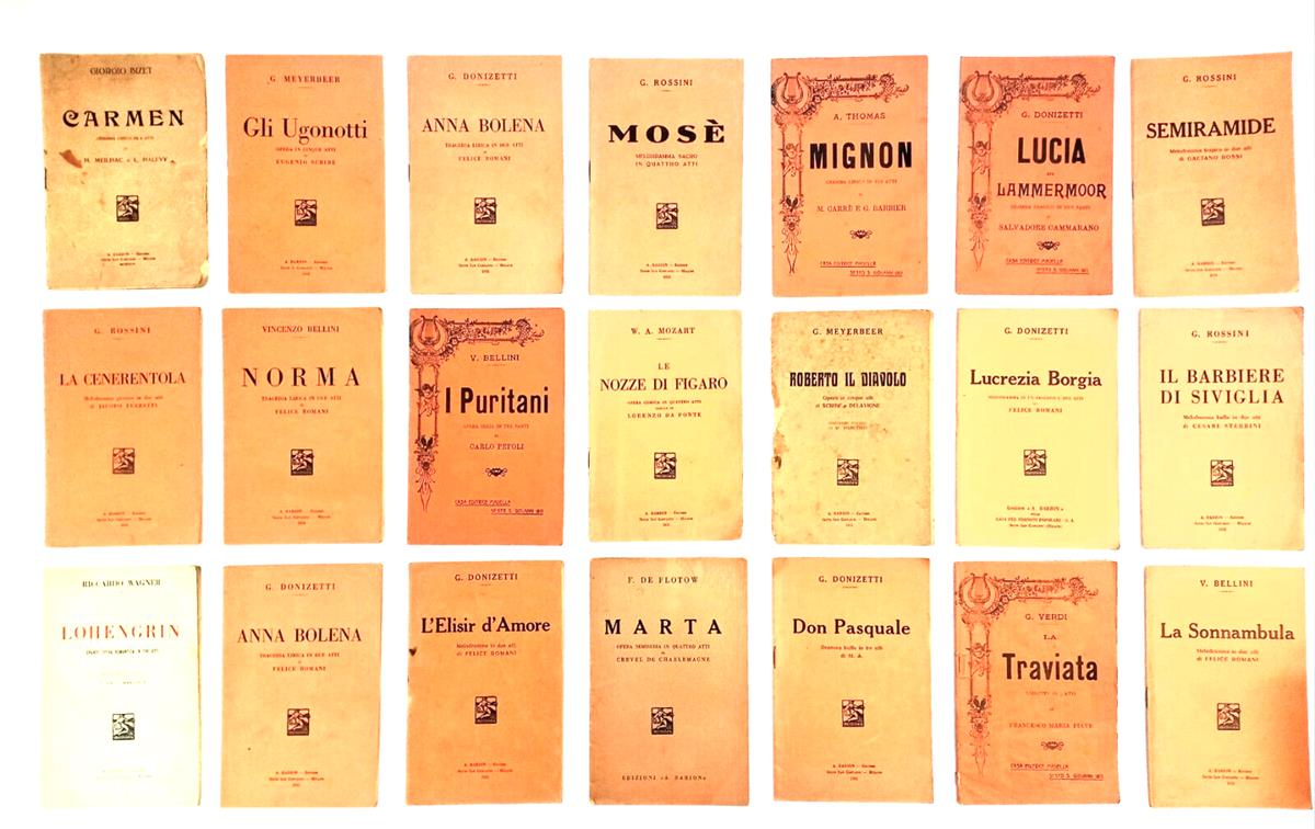 EBOND Lotto 21 Volumi A. Barion Editore 1931-1932 Libro LI012202