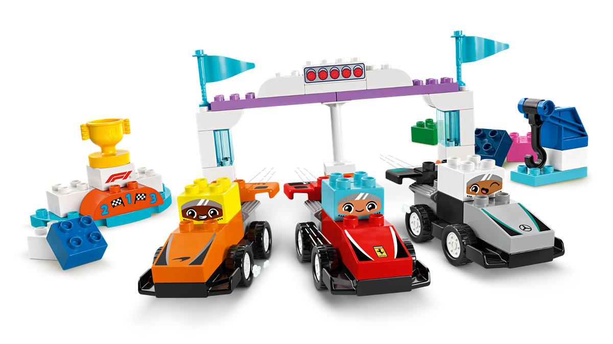 LEGO 10445 Auto da corsa e piloti Team F1®