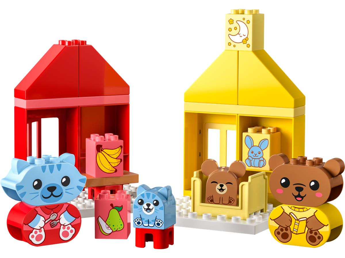 LEGO 10414 Attivita quotidiane: mangiare e andare a letto