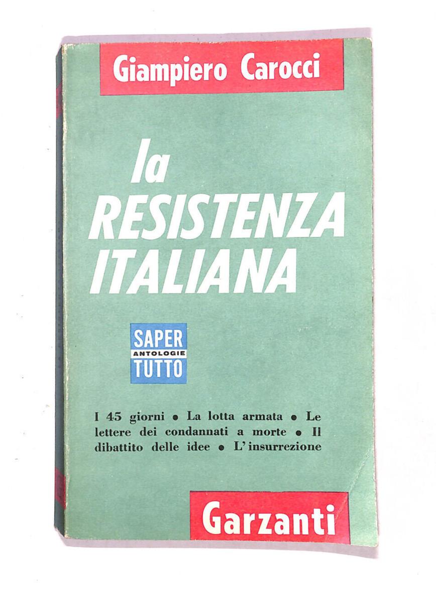 EBOND La Resistenza Italiana Libro LI011855