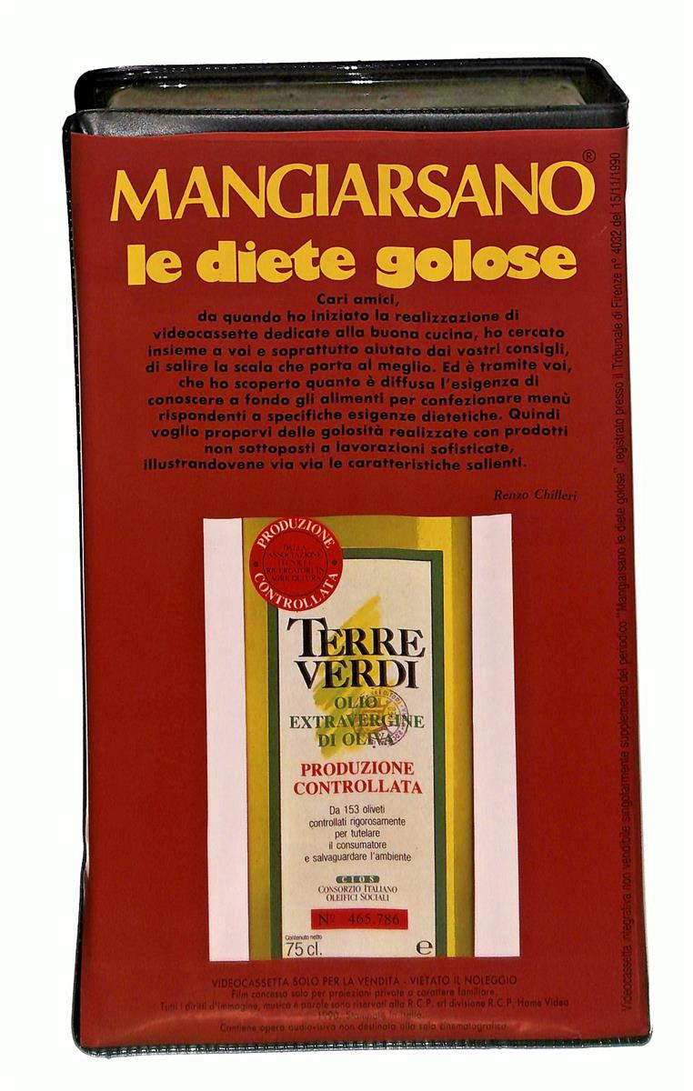EBOND Mangiarsano 1 Le Diete Golose Chilleri VHS VH003379