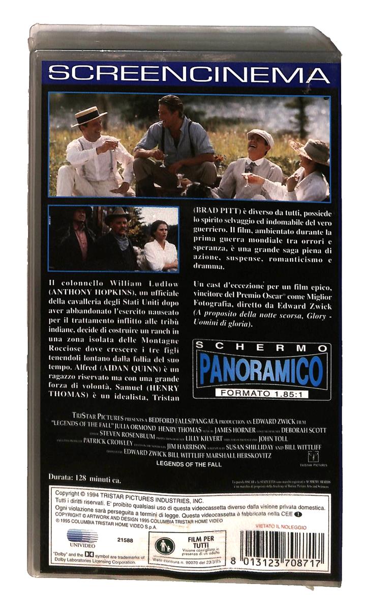 EBOND Vento Di Passioni Screencinema Columbia VHS VH003123