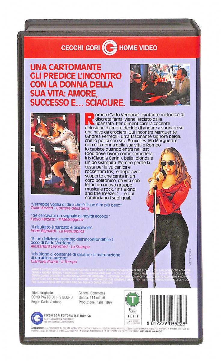 EBOND Sono Pazzo Di Iris Blonde Cecchi Gori Home Video VHS VH004419