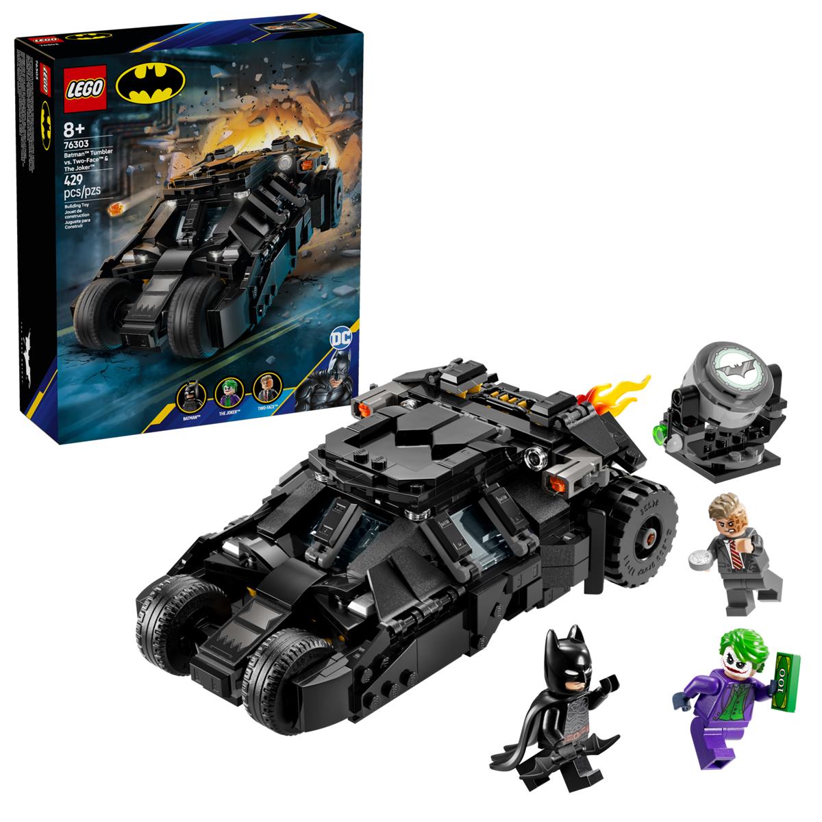 LEGO 76303 Tumbler di Batman™ contro Two-Face™ e The Joker™
