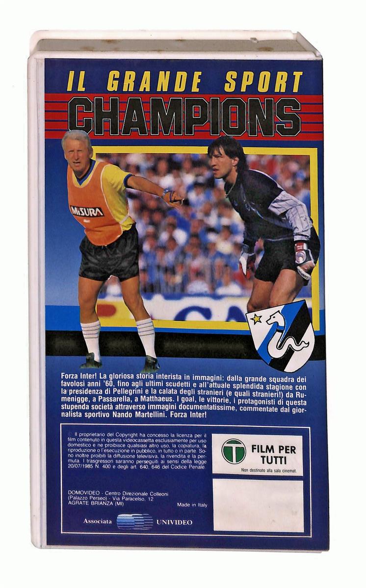 EBOND Forza Inter Il Grande Sport Champions Domovideo VHS VH002701
