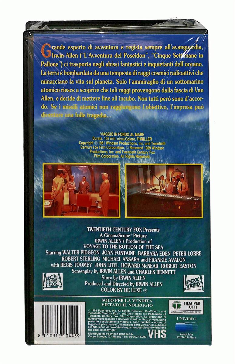 EBOND Viaggio In Fondo Al Mare Irwin Allen Univideo Fox VHS VH002211