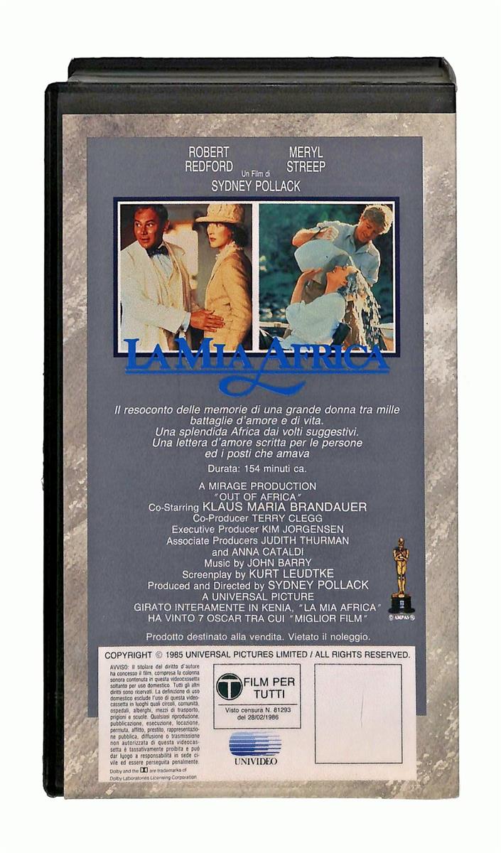 EBOND La Mia Africa Universal Cic VHS VH005003