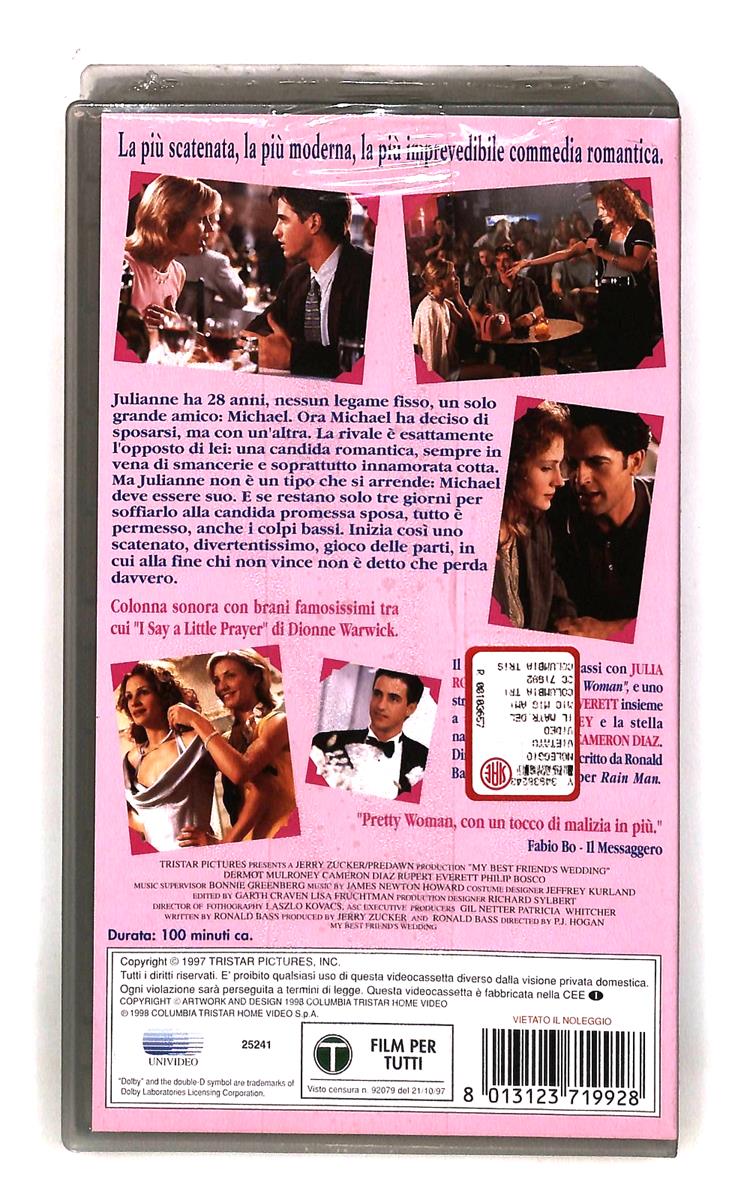 EBOND Il Matrimonio Del Mio Migliore Amico Columbia VHS VH004701