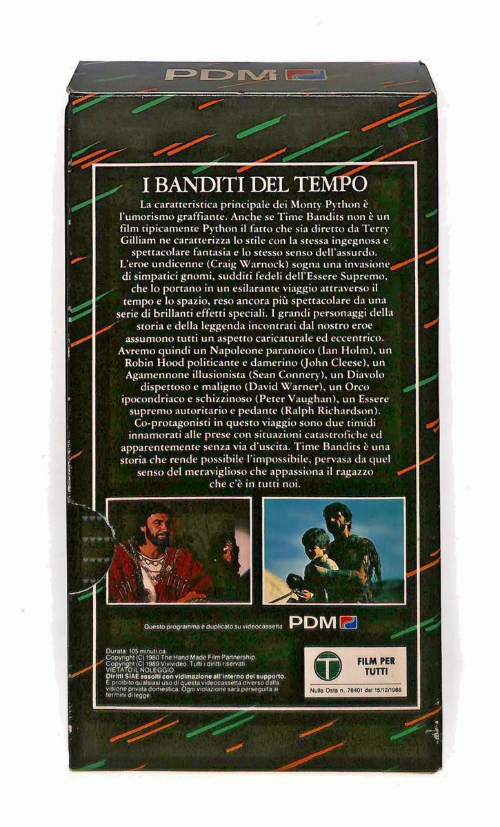 EBOND I Banditi Del Tempo Pdm Hand Made Films VHS VH002718