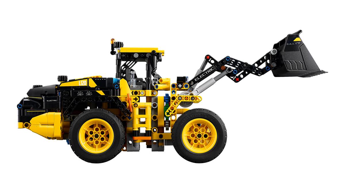 LEGO 42209 Pala gommata Volvo L120 Electric
