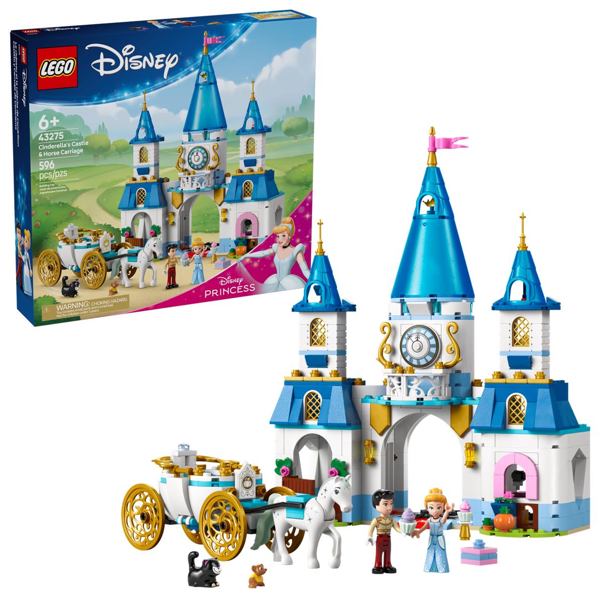 LEGO 43275 Castello e carrozza di Cenerentola