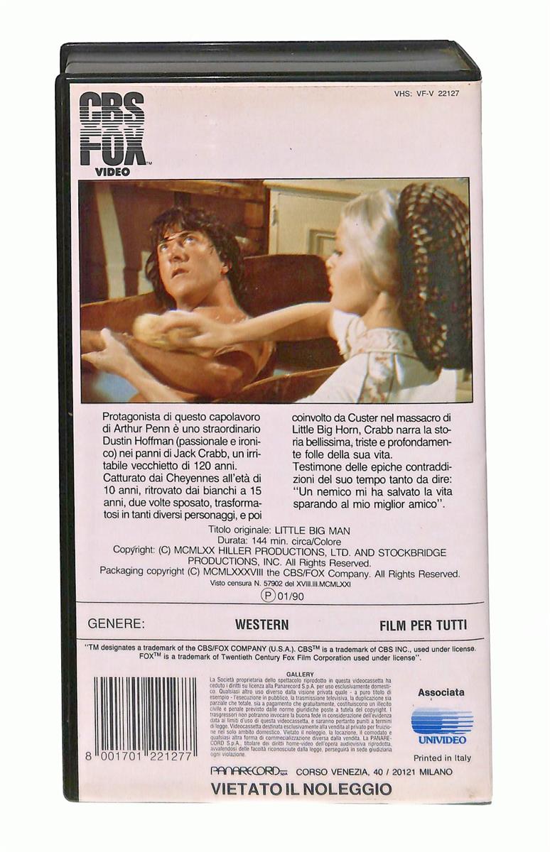EBOND Il Piccolo Grande Uomo Cbs Fox VHS VH003933