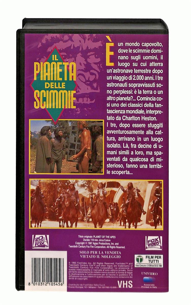 EBOND Il Pianeta Delle Scimmie Fox VHS VH004915