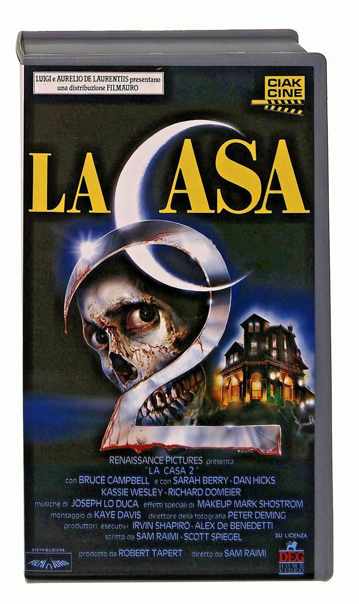 EBOND La Casa 2 Ciak Cine VHS VH004170