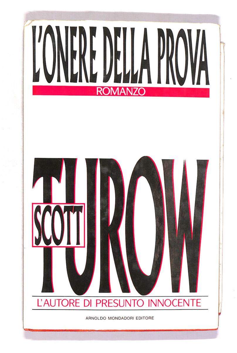 EBOND L'onere Della Prova Libro LI012508