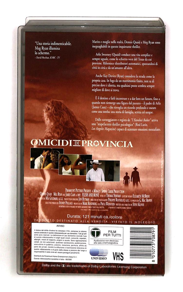 EBOND Omicidi Di Provincia Paramount VHS VH005067