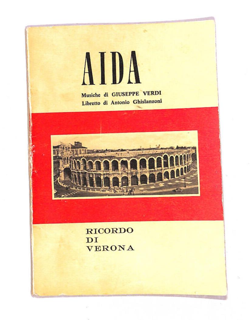 EBOND Aida Ricordo Di Verona Libro LI013031