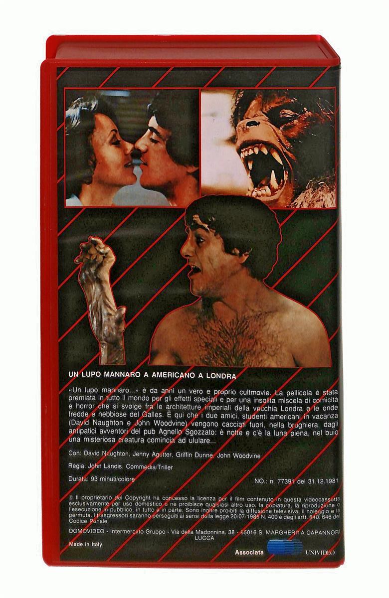 EBOND Un Lupo Mannaro Americano a Londra Domovideo VHS VH003403