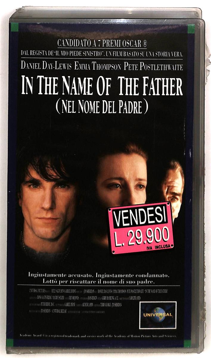 EBOND In The Name Of The Father Nel Nome Del Padre Universal Cic VHS VH005463