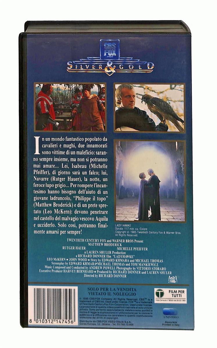 EBOND Ladyhawke Cbs Fox Silver & Gold VHS VH003229
