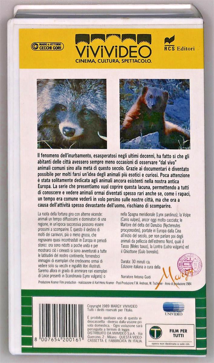 EBOND Gli Ultimi Carnivori Vivivideo VHS VH004830