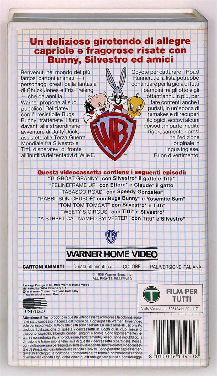 EBOND Cartoonshow N 2 Cacio Amore e Fantasia Parte 2 VHS VH004718