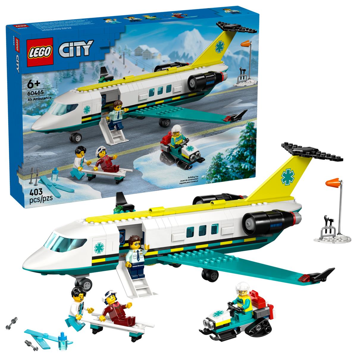 LEGO 60465 Aereo ambulanza di emergenza