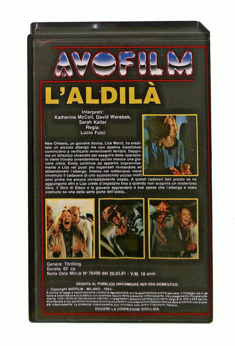EBOND L Aldila Lucio Fulci Avofilm VHS VH003014