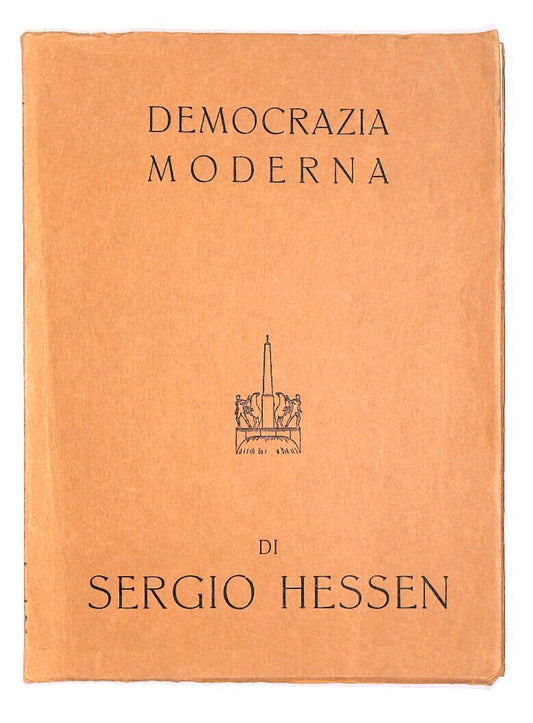EBOND Democrazia Moderna Di Sergio Hessen Libro LI016665