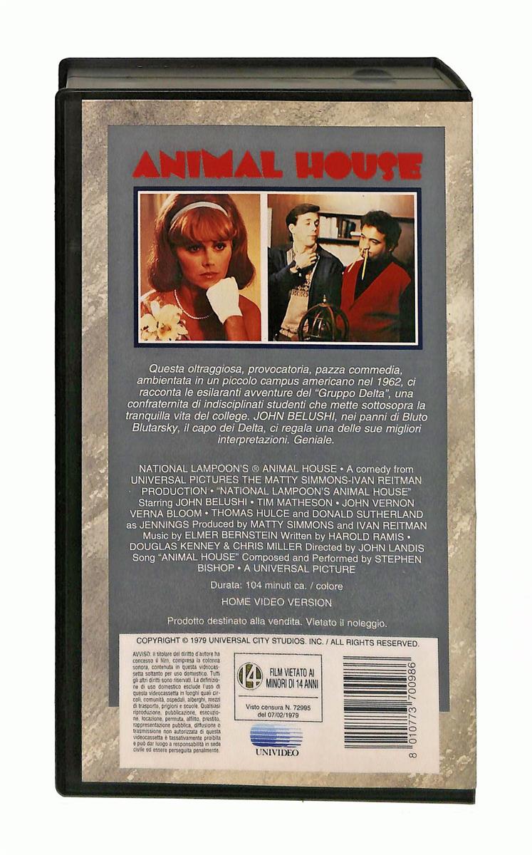 EBOND Animal House Universal Cic VHS VH003325