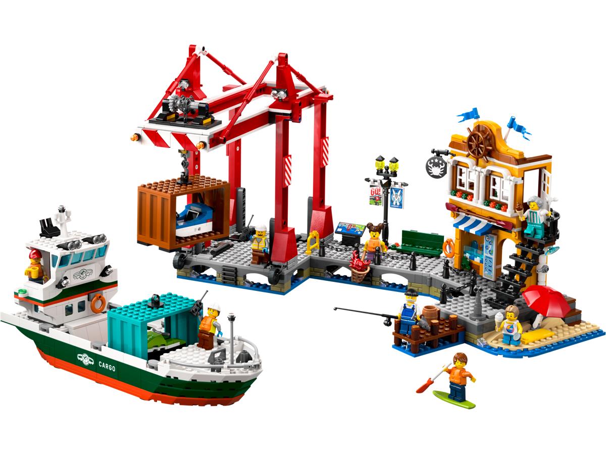 LEGO 60422 Porto e nave merci