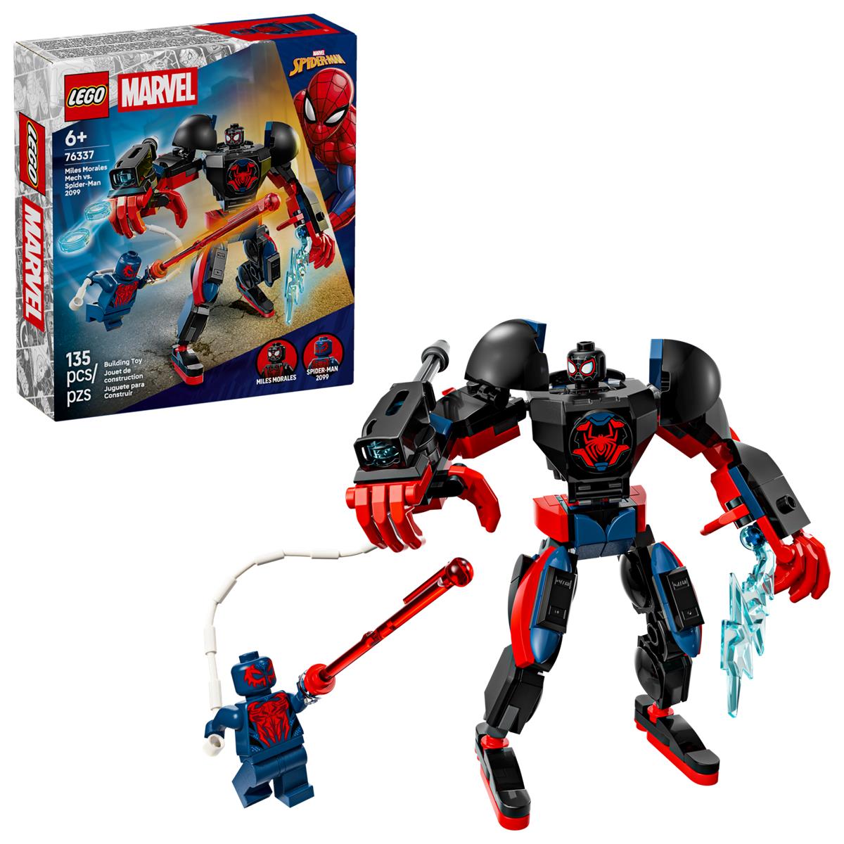 LEGO 76337 Mech di Miles Morales vs. Spider-Man 2099