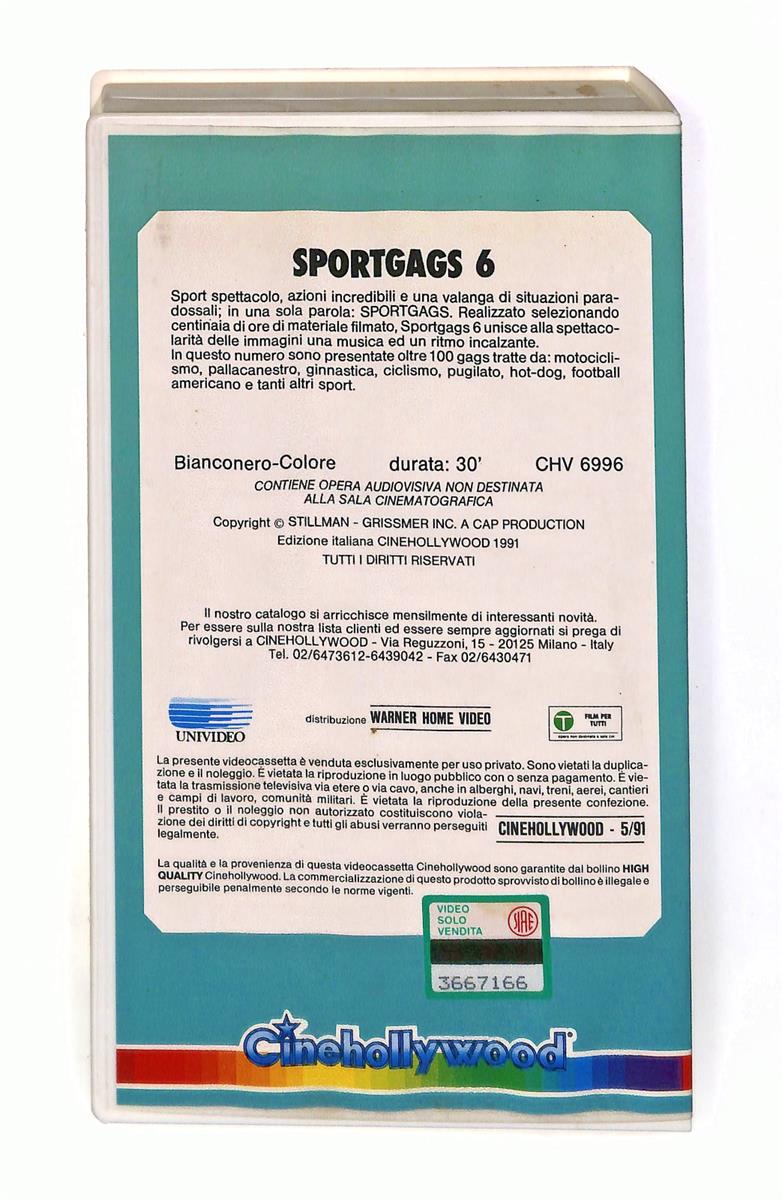 EBOND Sport Gags 6 Cinehollywood VHS VH003607