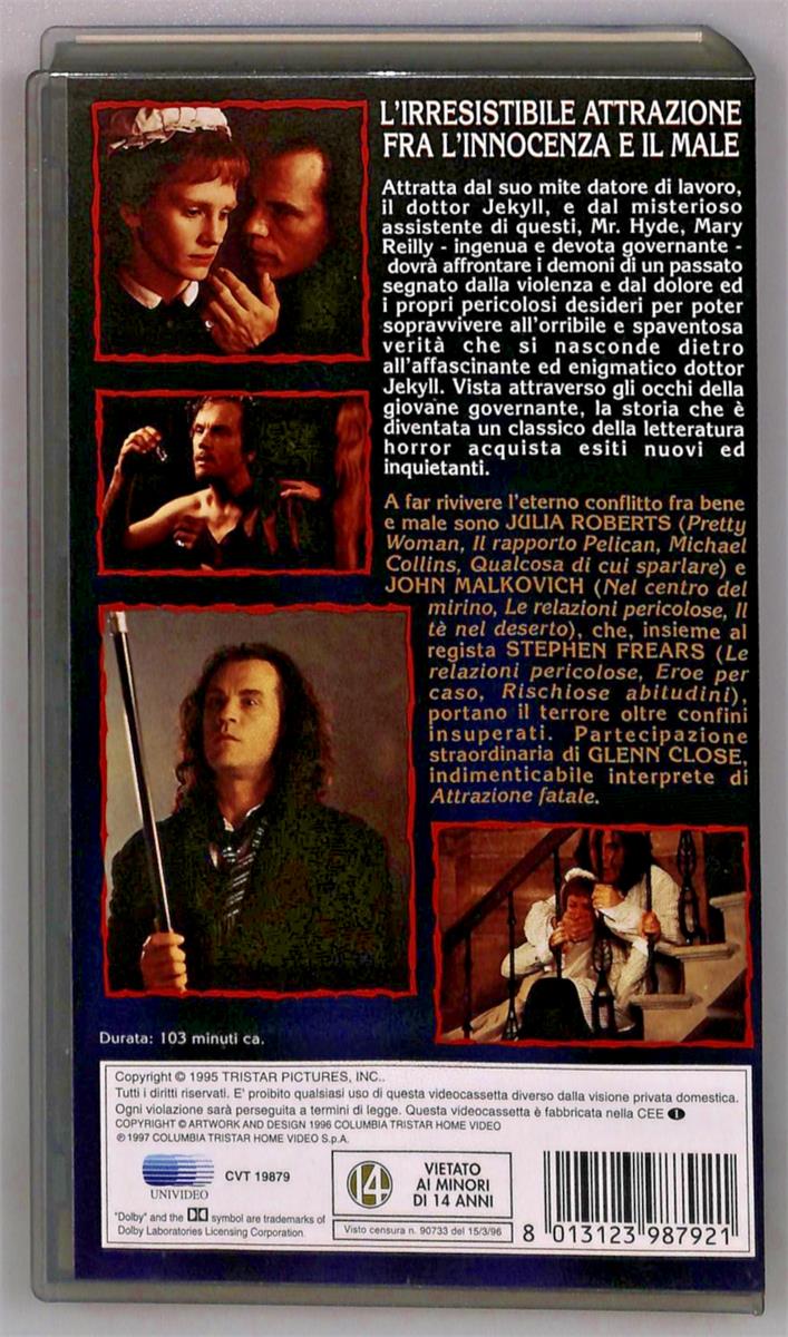 EBOND Mary Reilly Columbia VHS VH004672