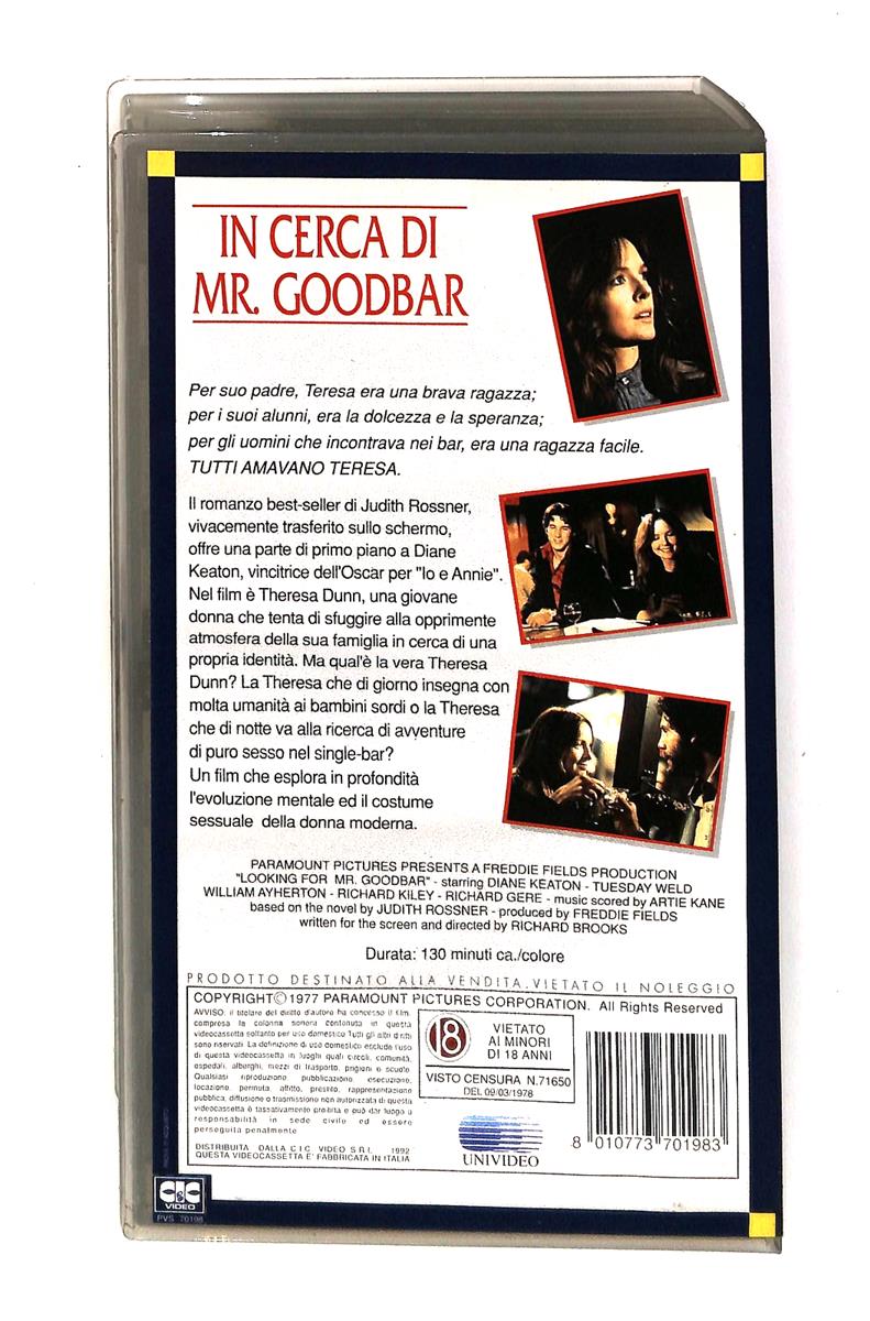EBOND In Cerca Di Mr Goodbar Paramount Cic VHS VH003356