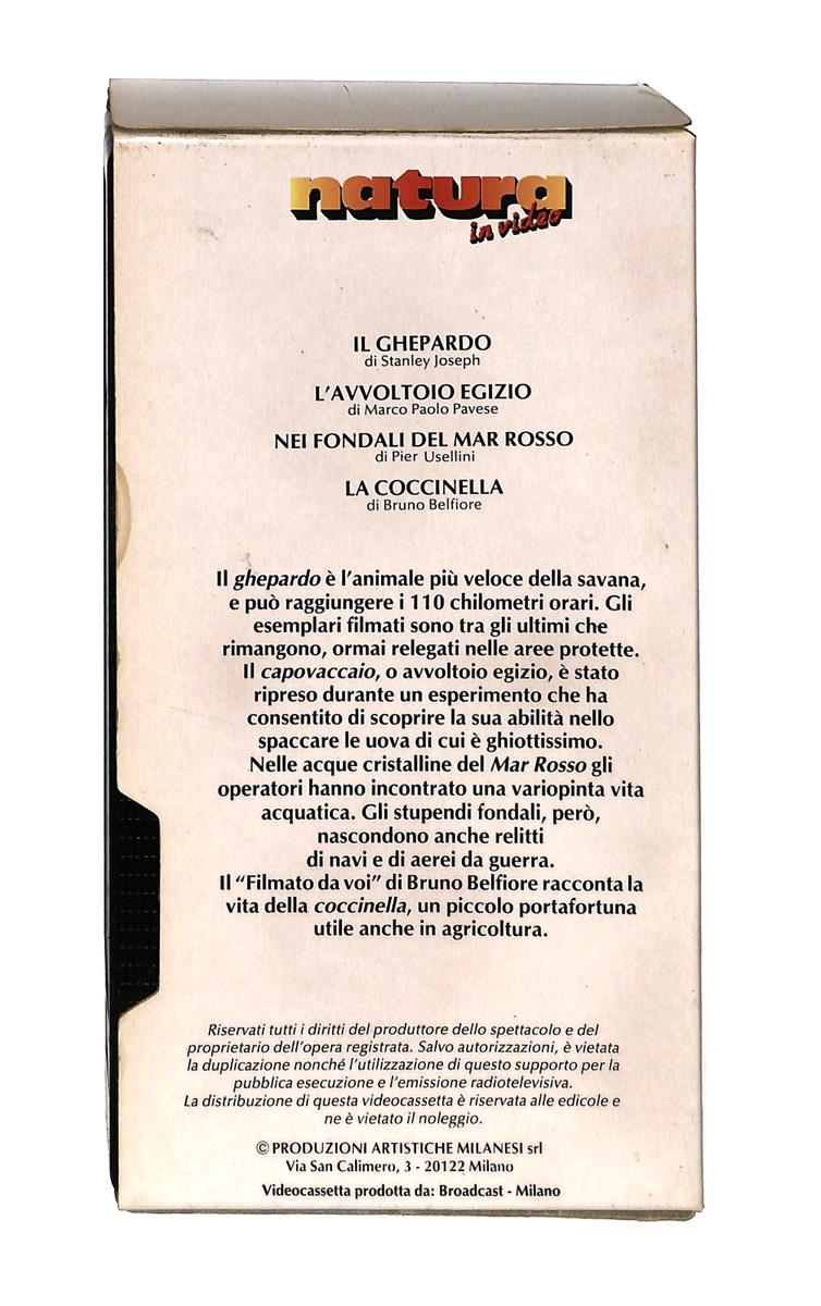 EBOND Natura In Video N 6 Il Ghepardo l Avvoltoio Egizio VHS VH003585