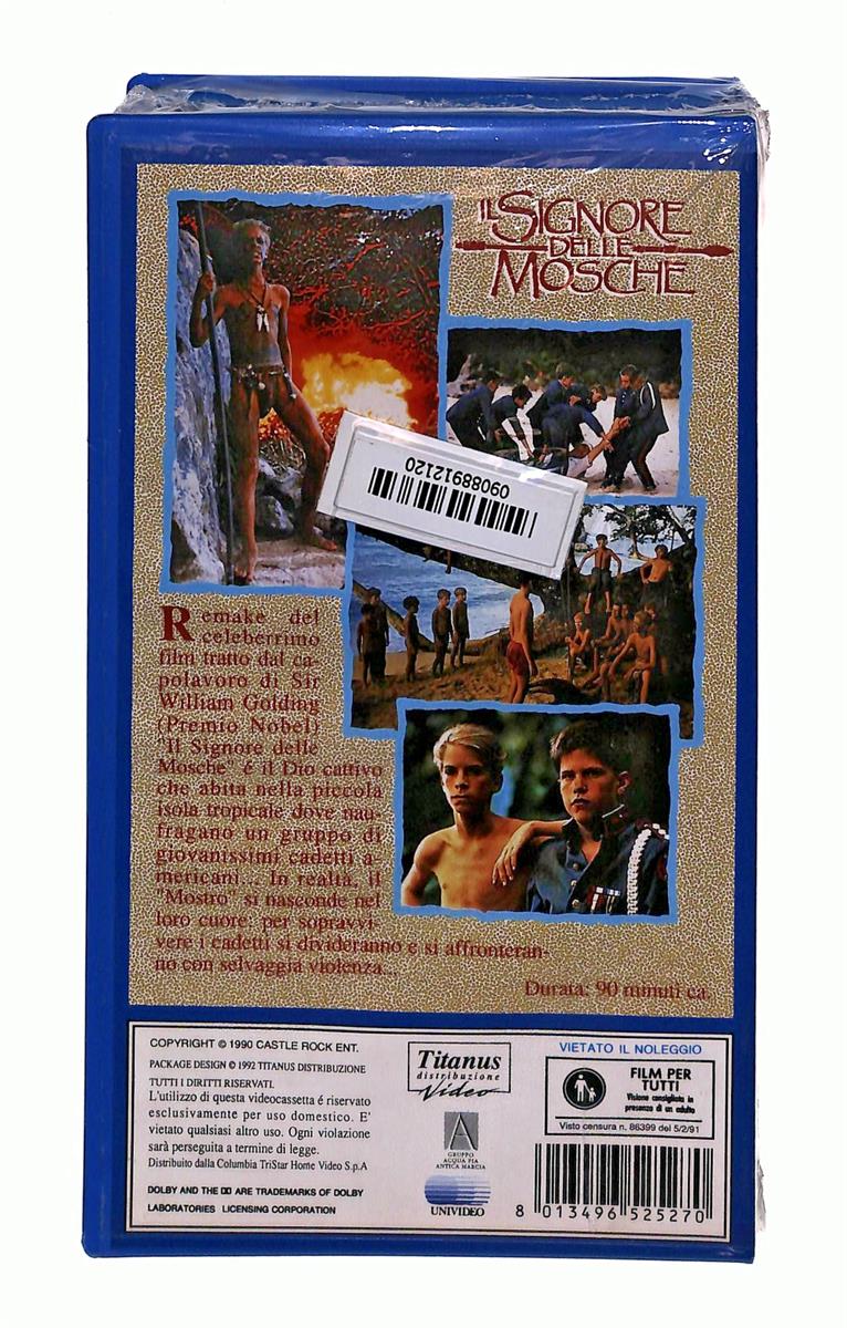 EBOND Il Signore Delle Mosche Titanus VHS VH005101
