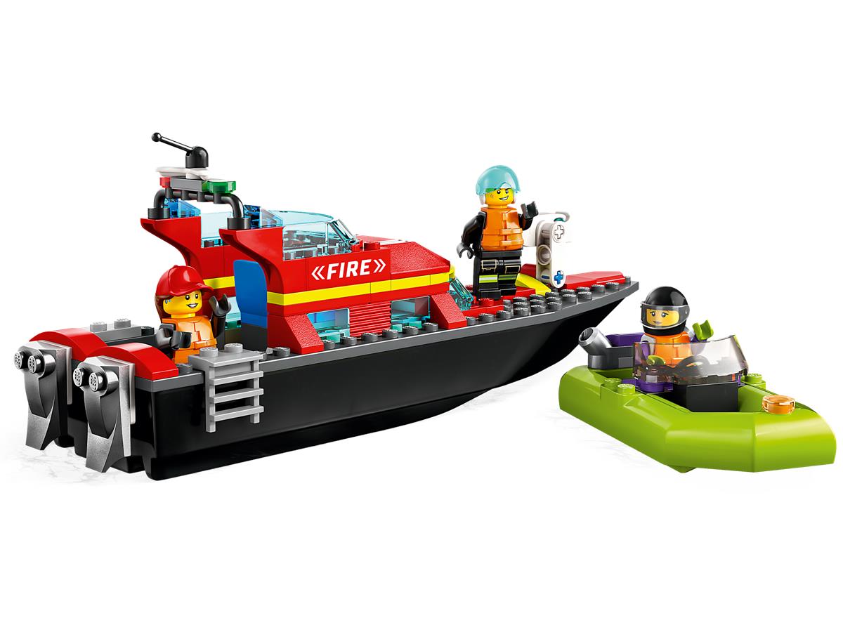LEGO 60373 Barca di soccorso antincendio
