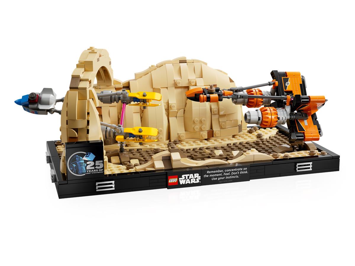 LEGO 75380 Diorama Gara degli sgusci su Mos Espa