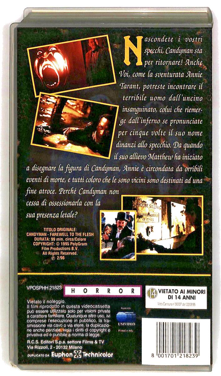 EBOND L Inferno Nello Specchio Rcs VHS VH005157