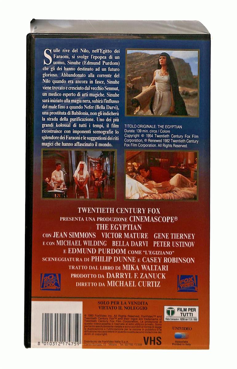 EBOND Sinue L Egiziano Silver & Gold Fox VHS VH003816
