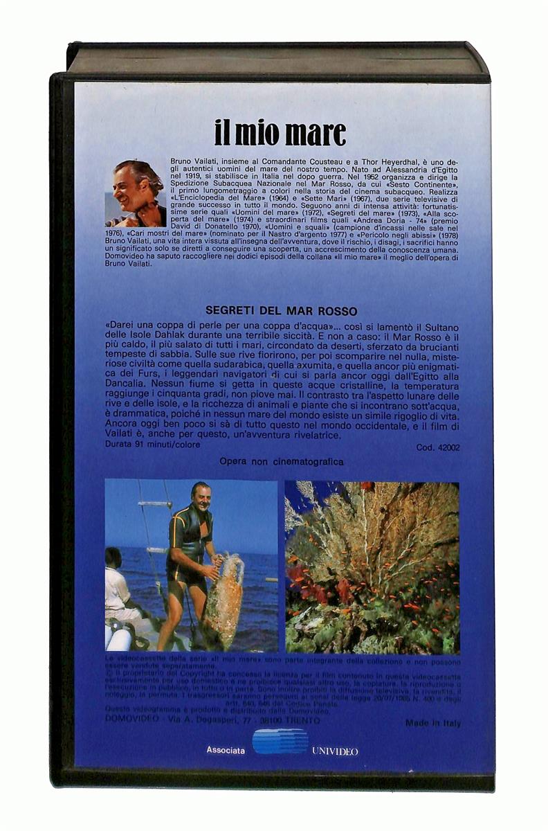 EBOND Segreti Del Mar Rosso Video Adventure Domovideo VHS VH002877