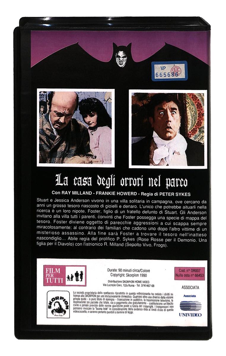 EBOND La Casa Degli Orrori Nel Parco Classic Horror Skorpion VHS VH004827