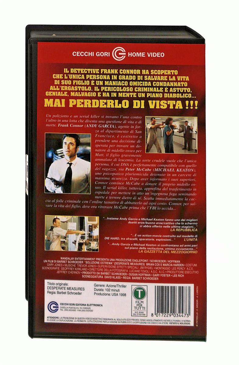 EBOND Soluzione Estrema Cecchi Gori VHS VH003158