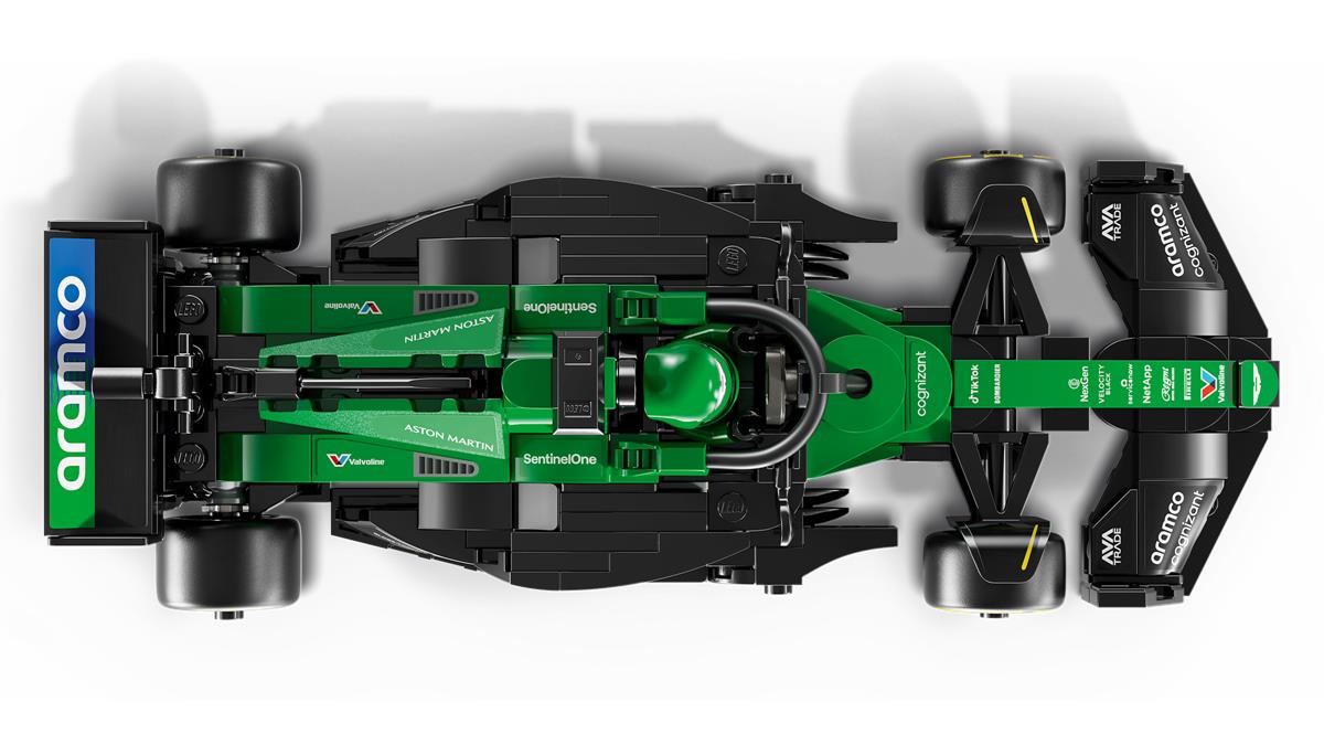 LEGO 77245 Auto da corsa Aston Martin Aramco F1® AMR24