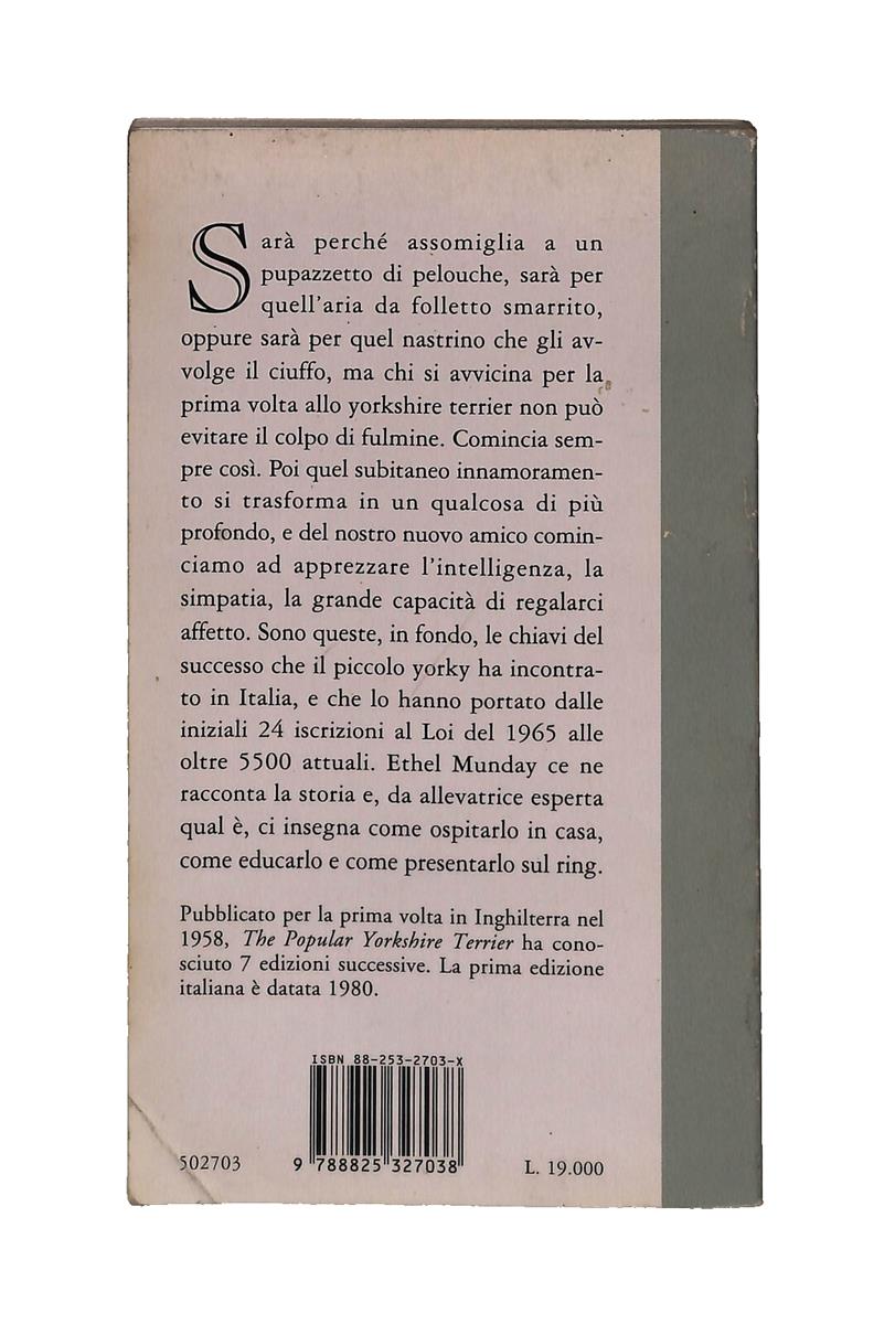 EBOND Lo Yorkshire Terrier Ethel Munday Editoriale Olimpia Libro LI041388