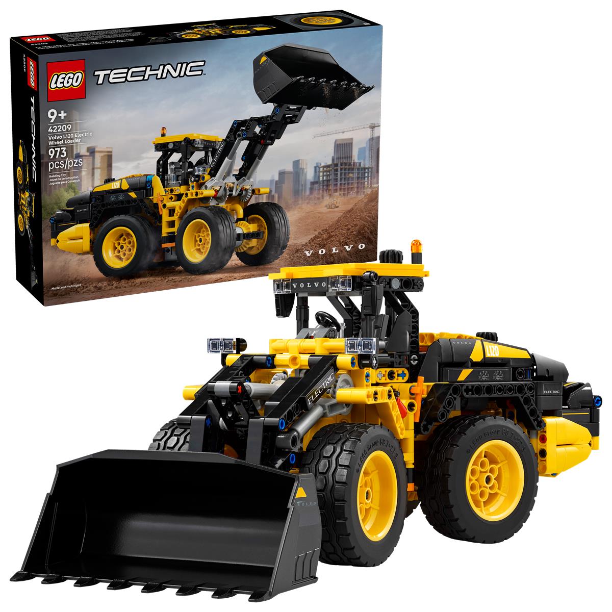 LEGO 42209 Pala gommata Volvo L120 Electric