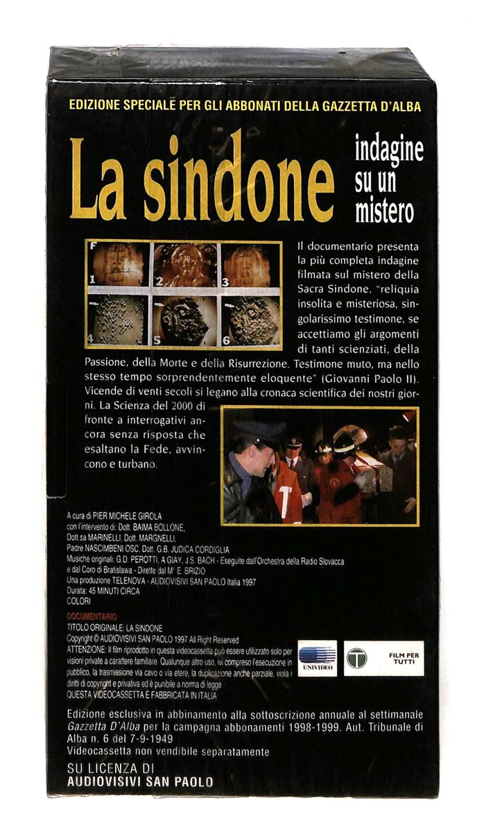 EBOND La Sindone Gazzetta D Alba VHS VH003637
