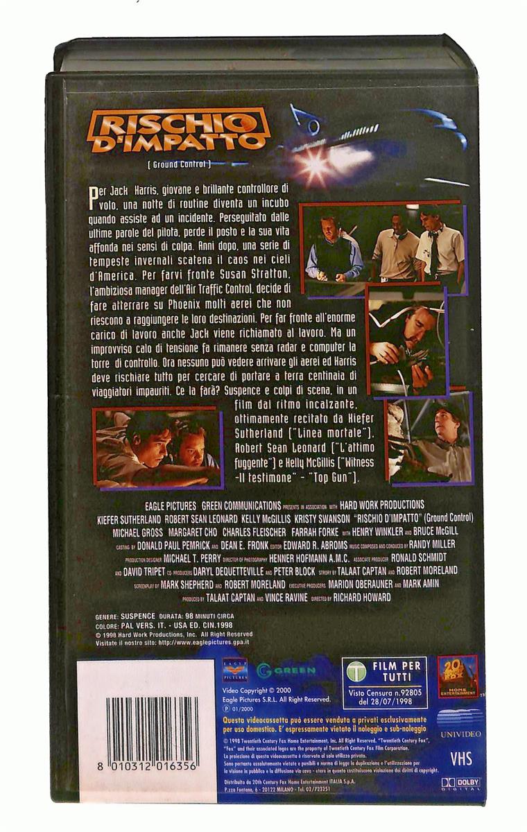 EBOND Rischio d Impatto Eagle Pictures VHS VH003217
